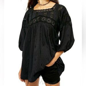 Free People Azalea Lace Tunic